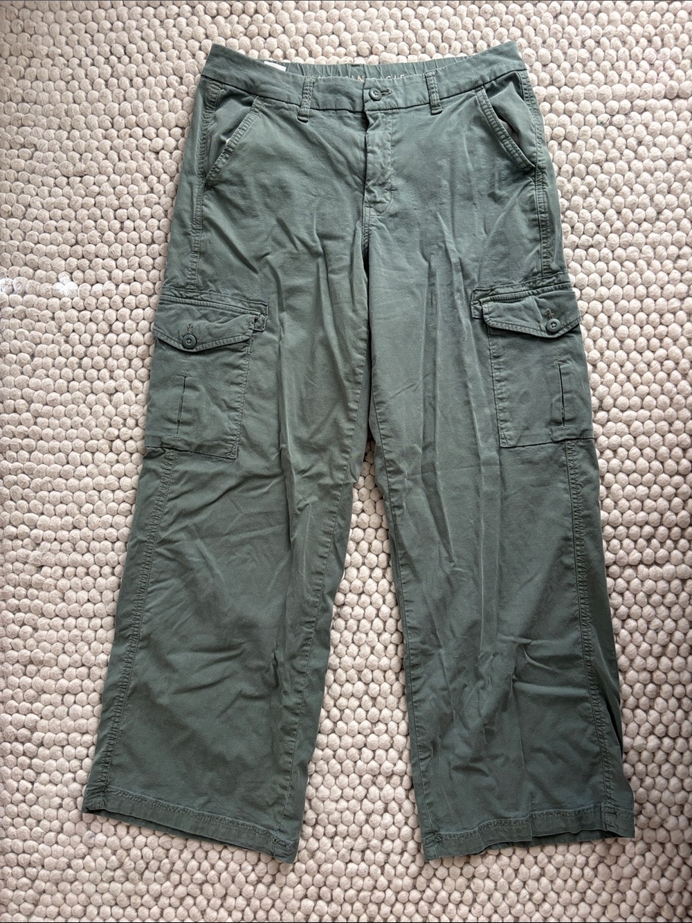 American Eagle Mid-Rise Baggy Wide Leg Cargo Pants